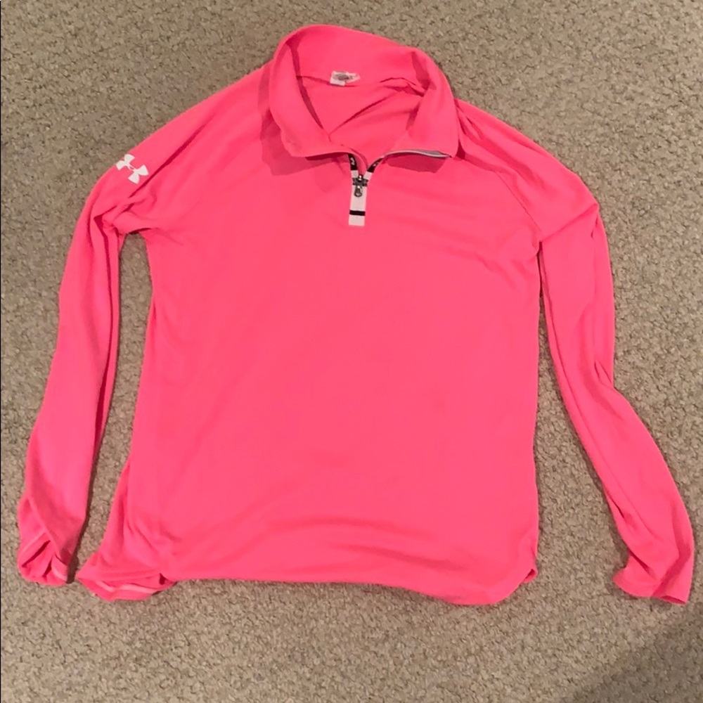 Under Armor Pink Dry-Fit Pullover